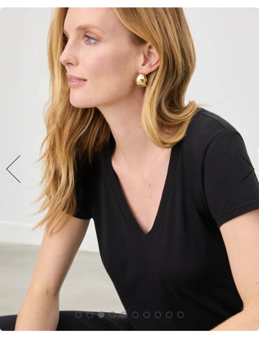 Splendid Kate V Neck Tee modal